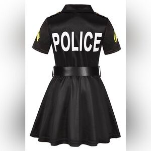 Spooktacular Creations Child Girl police costume (Medium (8-10 yr)) ff